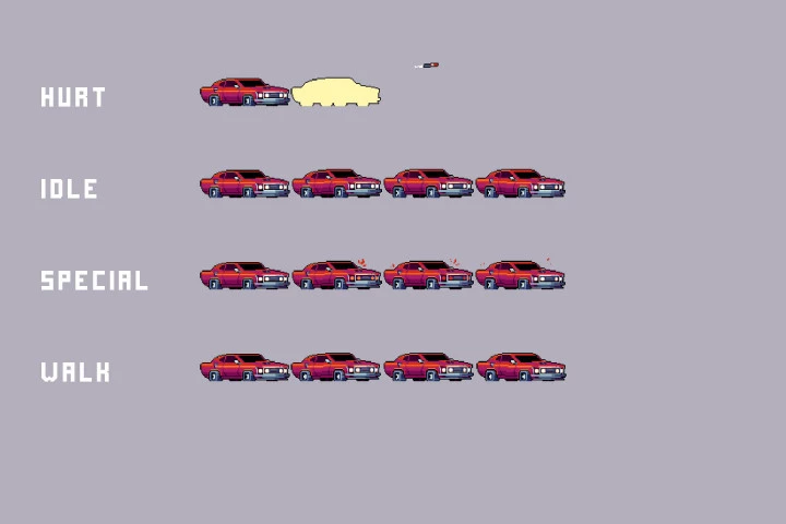 Cyberpunk Pixel Art Bosses Pack