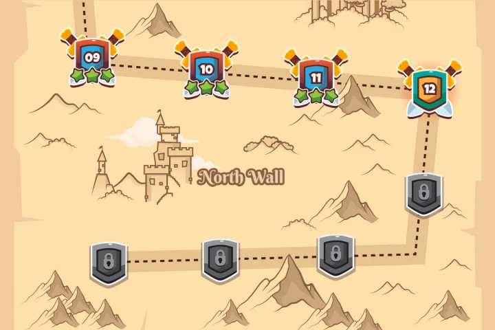 Level Map Game Assets