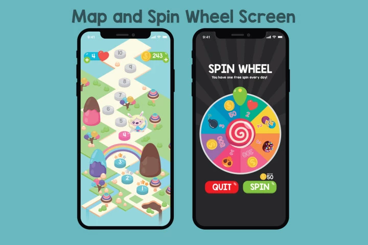 Candy Match 3 Game Assets