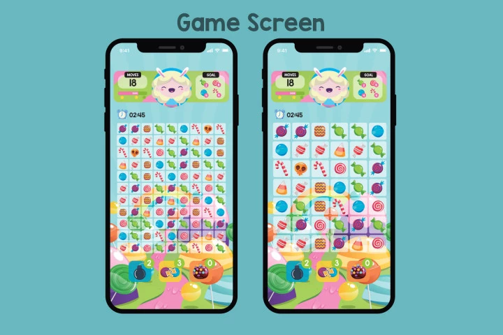 Candy Match 3 Game Assets