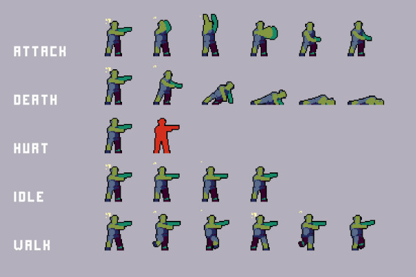 Free Halloween Character Pixel Art Pack - CraftPix.net