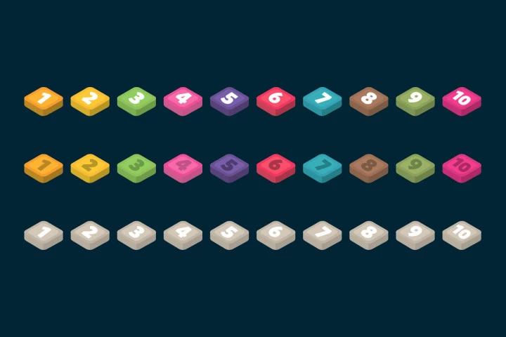 Night Forest Isometric Tileset