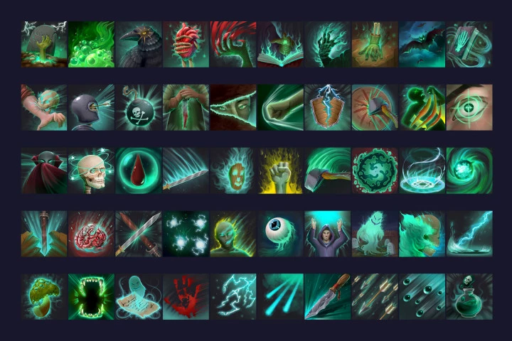 RPG Undead Skill Icon Set