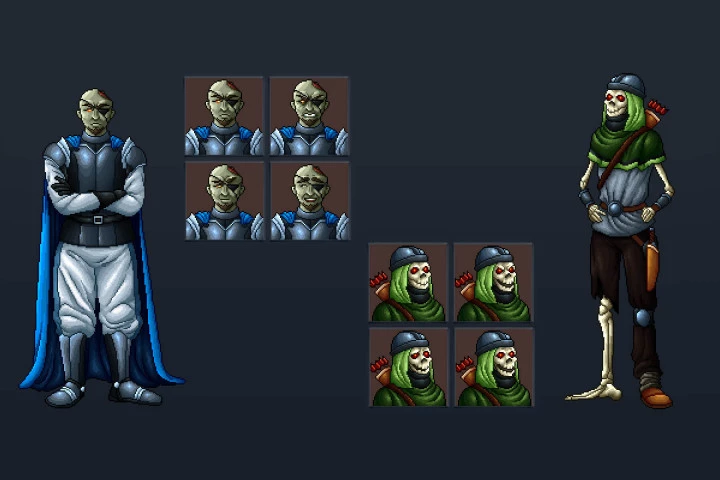 Undead Warriors Pixel Art Asset Pack