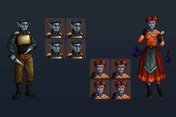 Undead Warriors Pixel Art Asset Pack