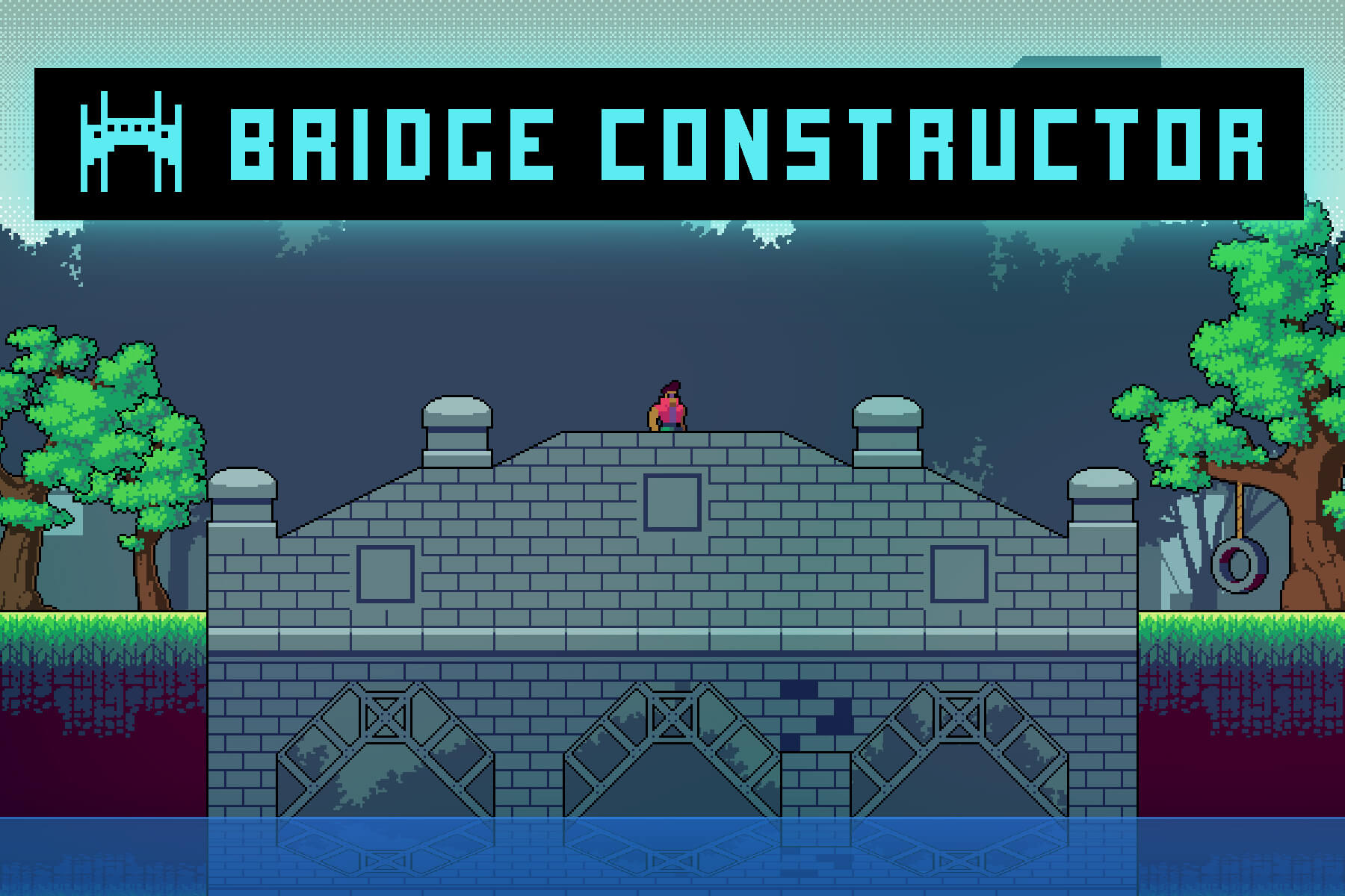 Bridge Constructor Tileset Pixel Art Download - CraftPix.net