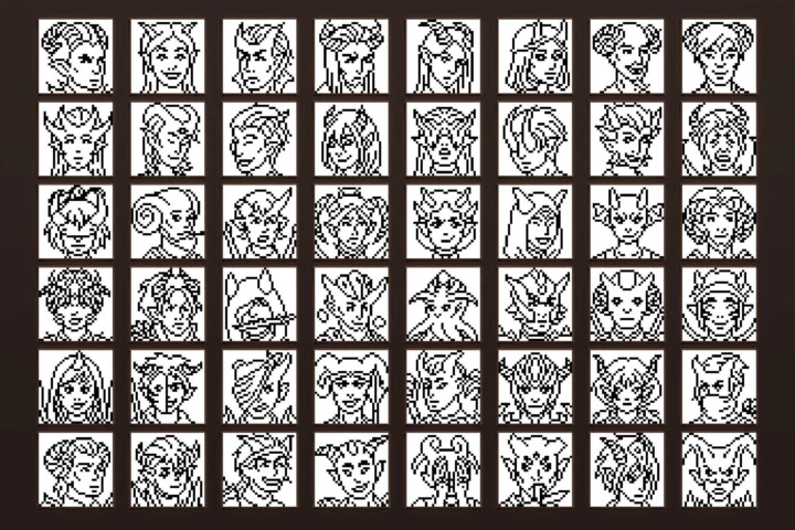 Demon Avatar 32×32 Icons Pixel Art