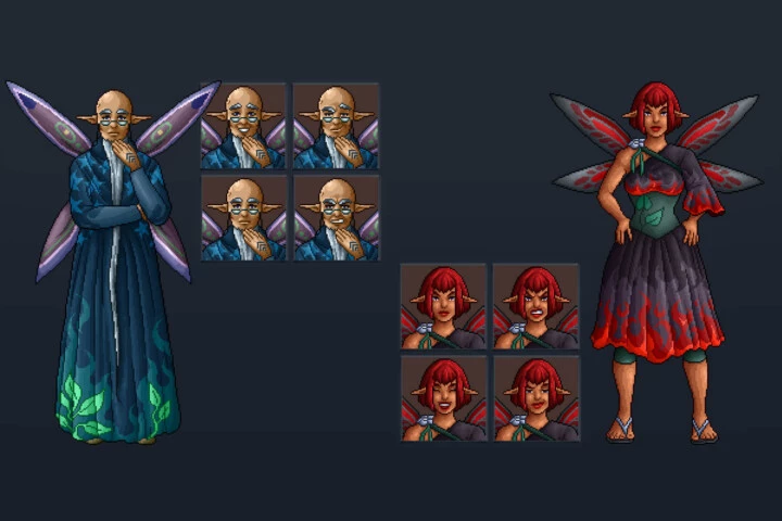 Fairy Characters Pixel Art Pack