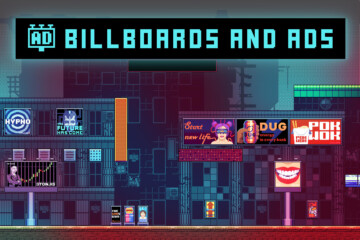 Free Billboards and Advertising Pixel Art