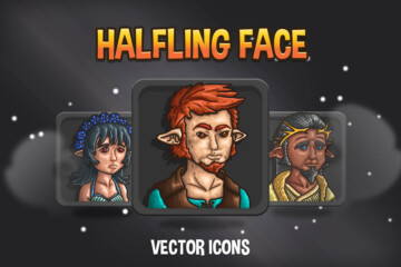 Free Halfling RPG Game Icons