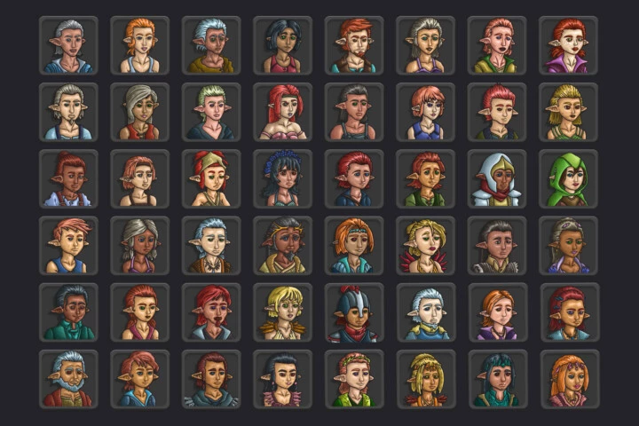 Free Halfling RPG Game Icons