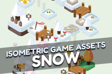 Snow Tileset Isometric Game Assets