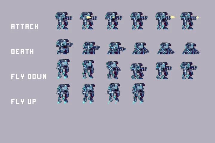 Among Us Gun Kill Sprites Pack