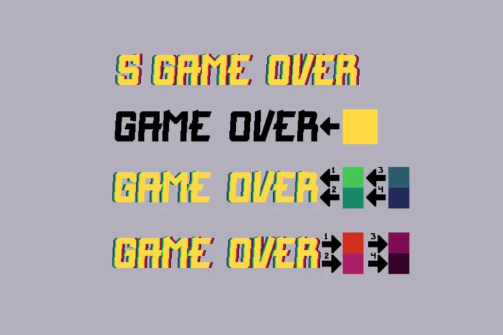 Cyberpunk Pixel Art Font Effects