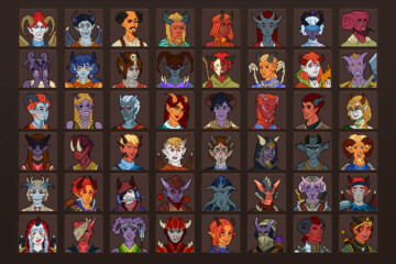 Demon Avatar Icons Pixel Art 64x64 Download - CraftPix.net