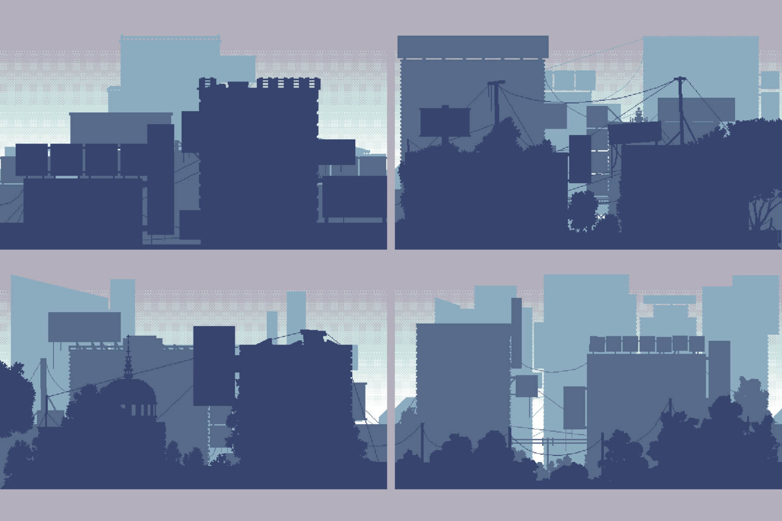 Free Scrolling City Backgrounds Pixel Art - CraftPix.net