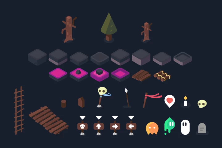 Ghosts Isometric Tileset