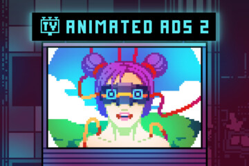 Animated Cyberpunk ADS Pixel Art Pack 2