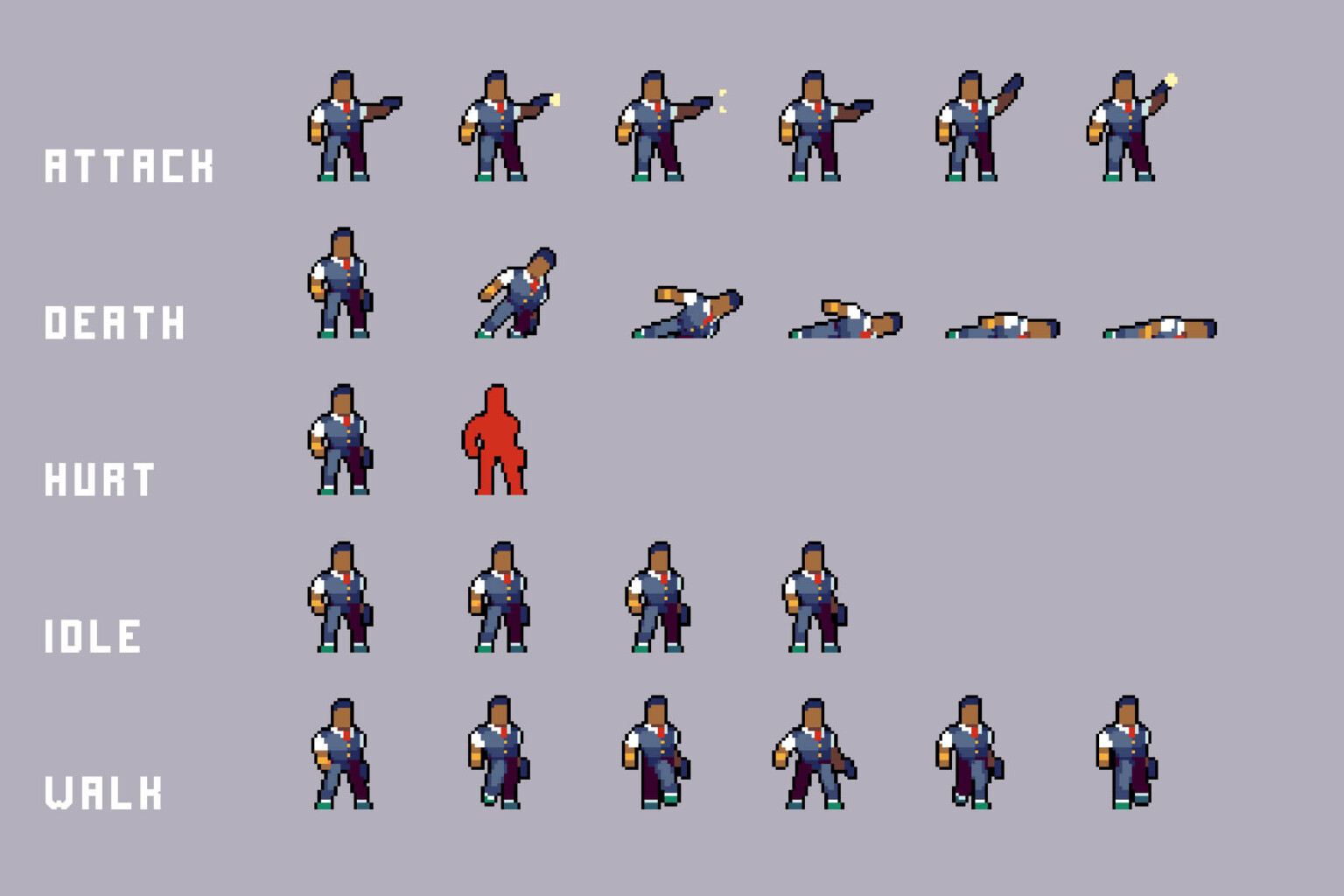 Basement Enemies Pixel Art Sprite Pack - CraftPix.net