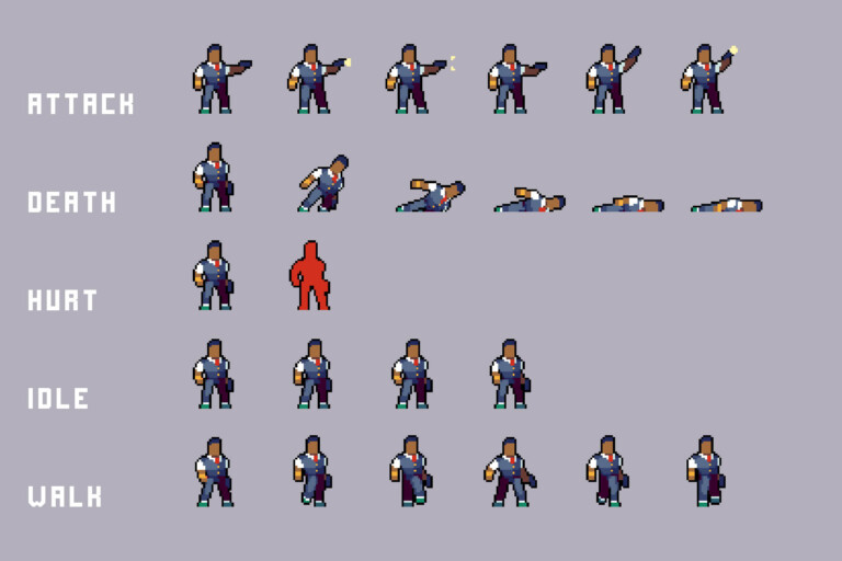 Basement Enemies Pixel Art Sprite Pack - CraftPix.net