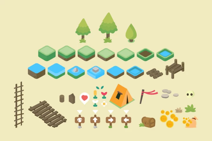 Daily Forest Isometric Tileset