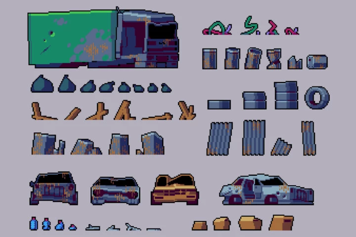 Dump 2D Tileset Pixel Art