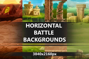 Fantasy Horizontal Battle Backgrounds