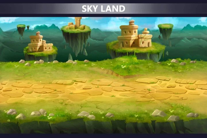 Fantasy Horizontal Battle Backgrounds