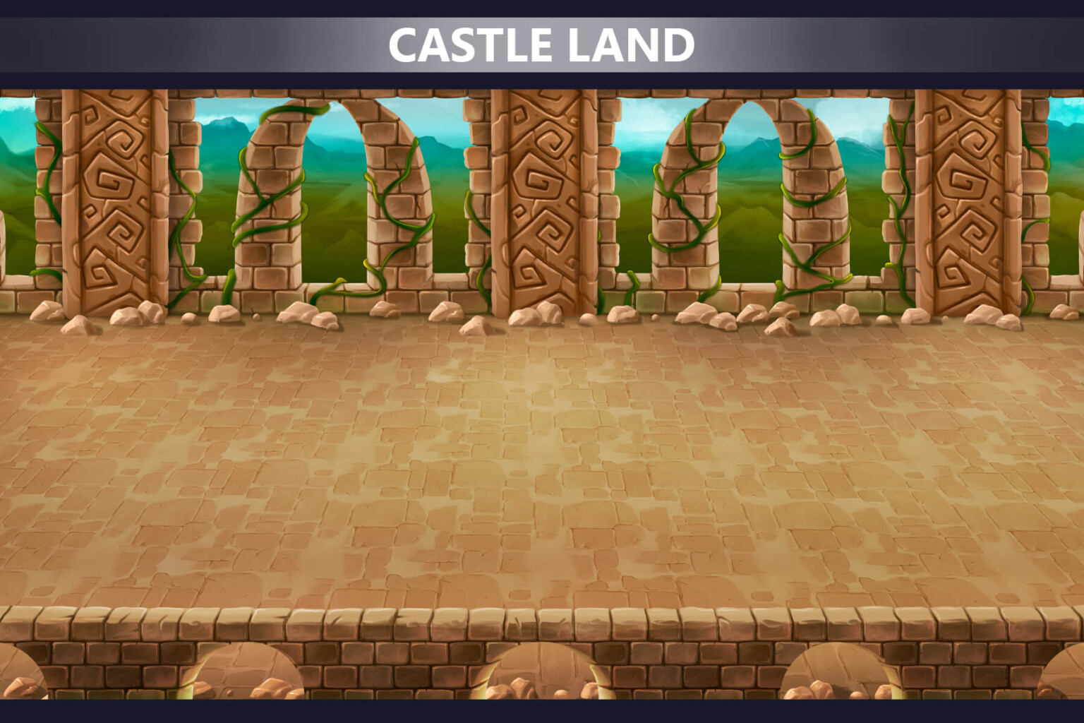 Fantasy Horizontal Battle Backgrounds - CraftPix.net