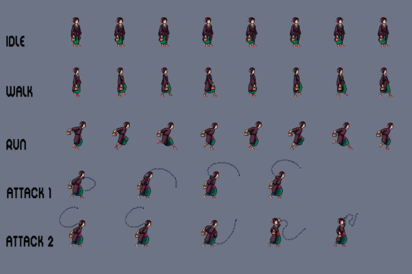 Free Ninja Sprite Sheets Pixel Art Download - CraftPix.net