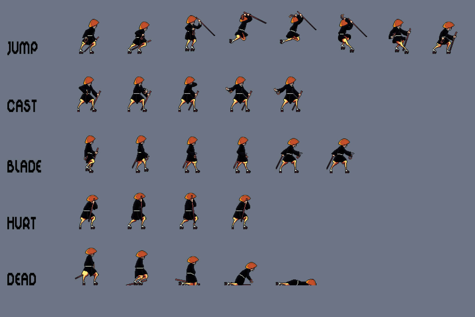 Free Ninja Sprite Sheets Pixel Art Download - CraftPix.net