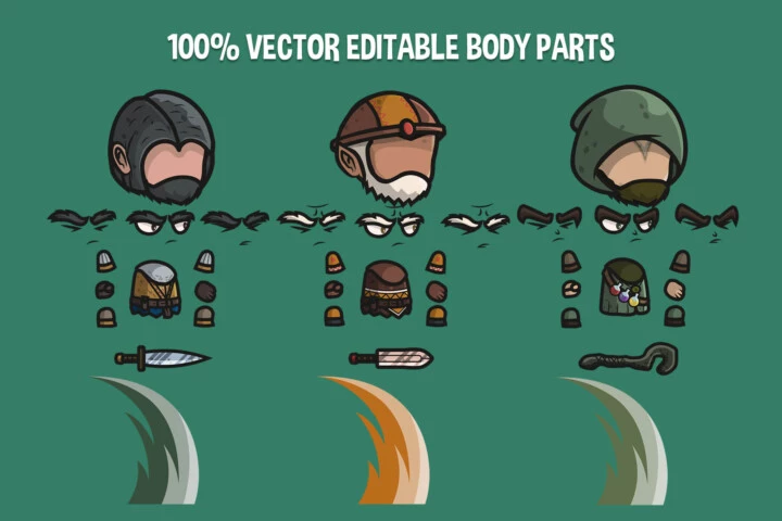 Gnome Chibi Character Sprites