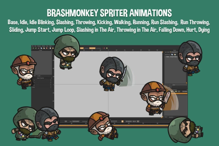 Gnome Chibi Character Sprites