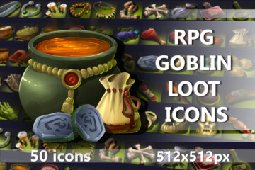 RPG Goblin Loot Icons