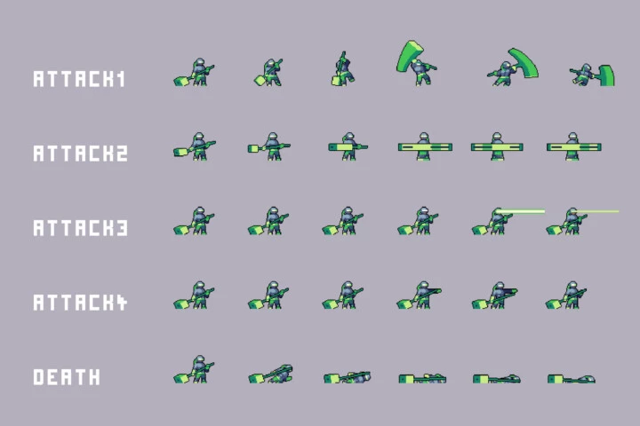 Basement Bosses Pixel Art Sprite Pack