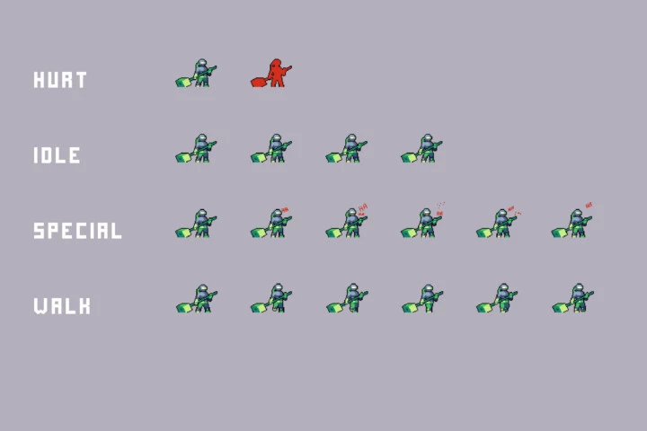 Basement Bosses Pixel Art Sprite Pack