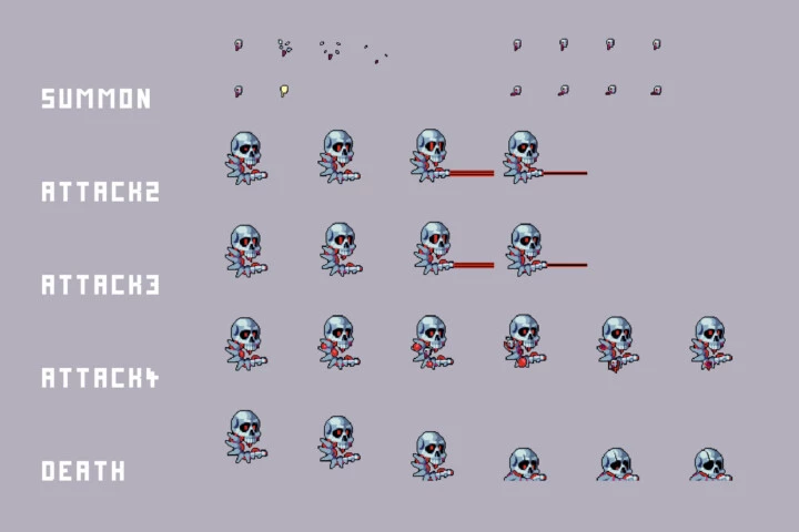 Basement Bosses Pixel Art Sprite Pack