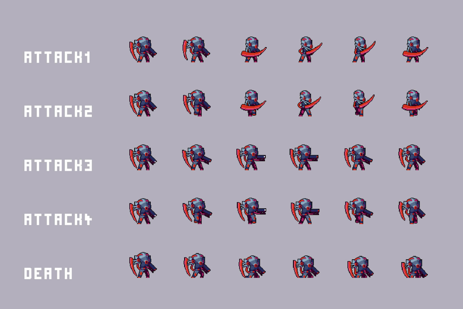 Basement Bosses Pixel Art Sprite Pack - CraftPix.net