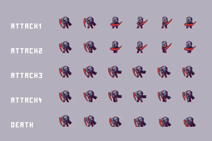 Basement Bosses Pixel Art Sprite Pack