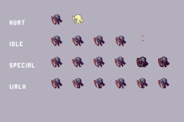 Basement Bosses Pixel Art Sprite Pack - CraftPix.net