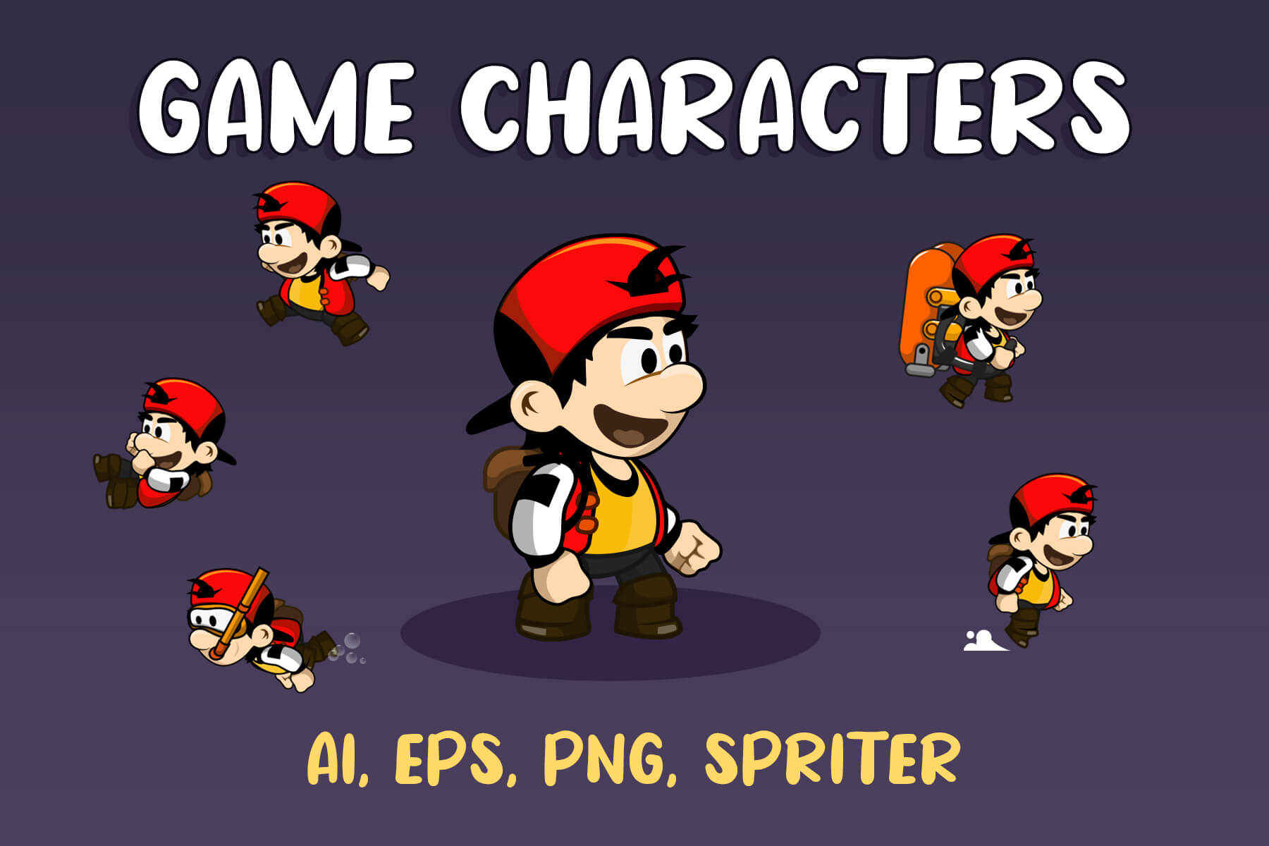 ArtStation 2D Platformer Characters Sprite Animations, 59% OFF