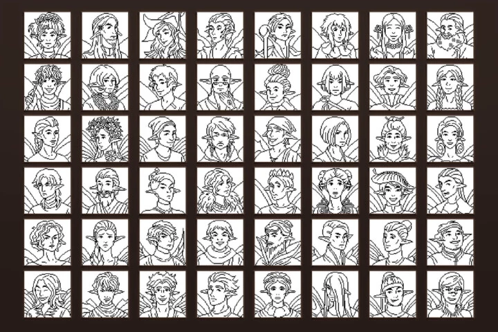 Fairy Avatar Icons 64×64 Pixel Art