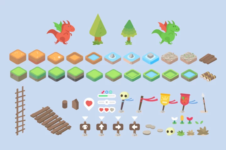 Fantasy Land Isometric Tileset