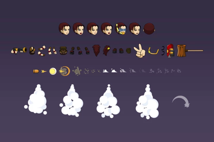 Female Main Character Sprites for Platformer