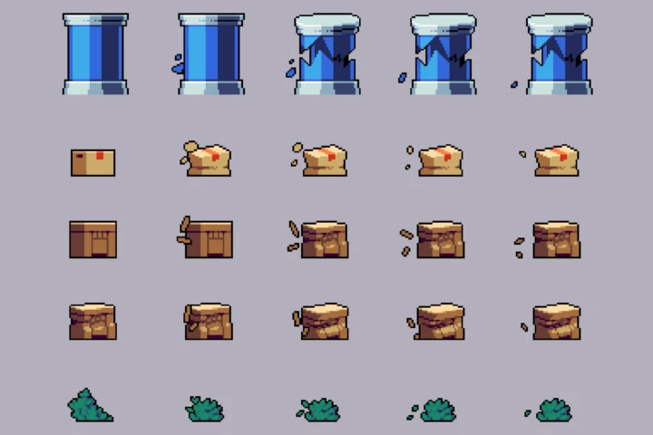 Free Effects for Platformer Pixel Art Pack