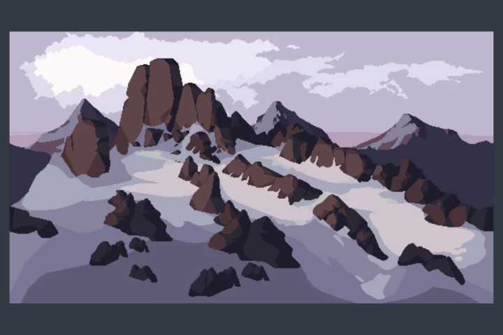 Free Mountain Backgrounds Pixel Art