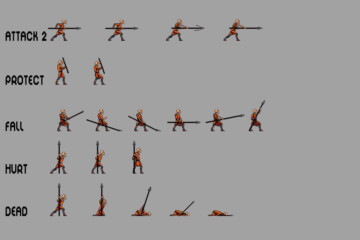 Free Skeleton Pixel Art Sprite Sheets Download - CraftPix.net