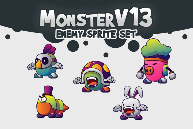 Beast Character Sprites Download Pack - CraftPix.net