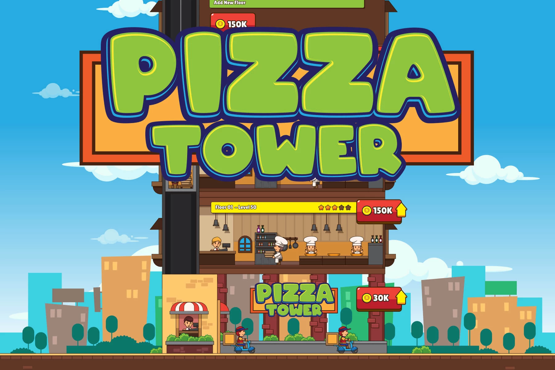 Pizza Tower - Idle Game, Game Assets