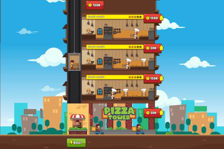 Cooking Pizza Assets Idle Game Kit